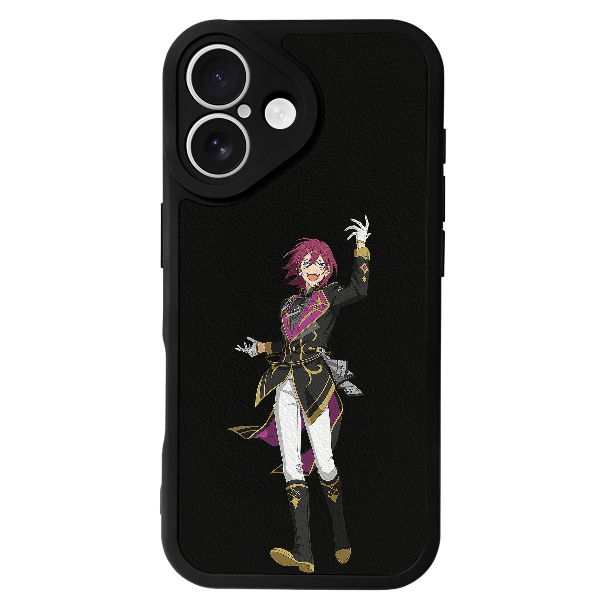 （画像用） あんさんぶるスターズ! Ensemble Stars 【iPhone 16シリーズ対応】シリコンスマホケース（レザー調） 材質：シリコン